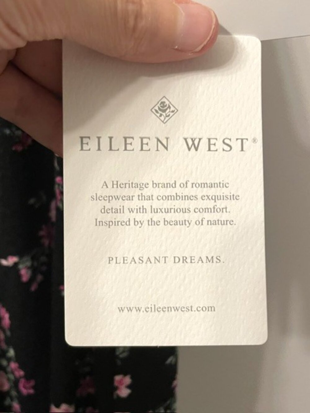 NWT Eileen West Moonlit Posy Modal Chemise Floral Nightgown Winter Bouquet XL - Picture 12 of 16